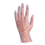 Gloves Vinyl Medicom Powdered Clear Medium Bx100